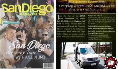 Aall In Limo Featured in San Diego Magazine