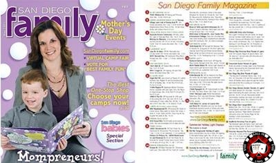 Aall In Limo Featured in San Diego Family Magazine
