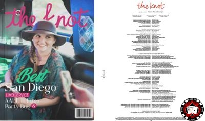 Aall In Limo Featured in The Knot